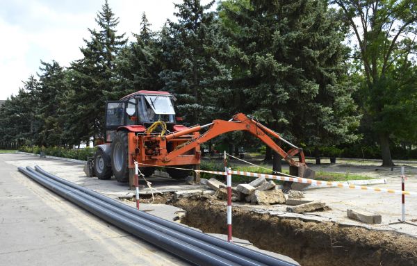 Sewer Line Excavation in Asheville