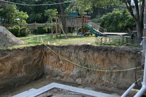 Footer Digging in Asheville