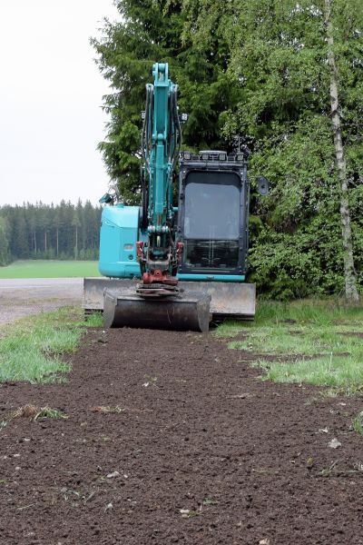 Backhoe Grading in Asheville