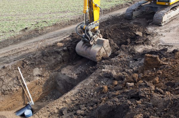 Backhoe Trenching in Asheville