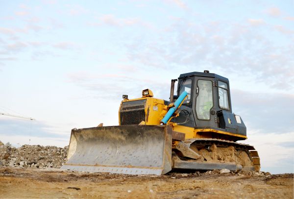 Bulldozer Land Excavation in Asheville
