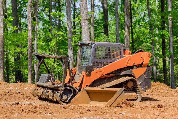 Bulldozer Land Leveling in Asheville