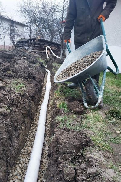 Drain Trenching in Asheville