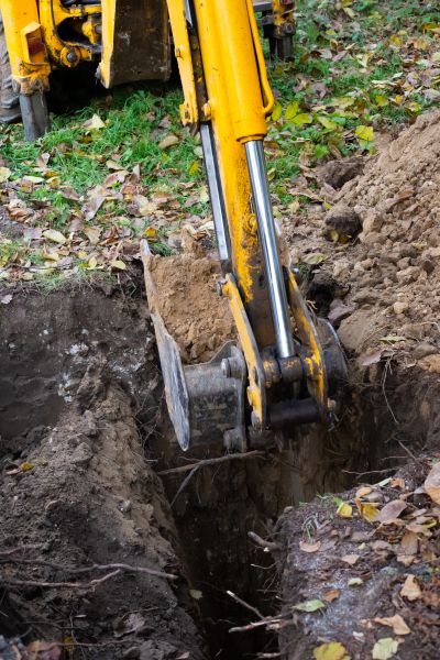 Sewer Tank Excavation in Asheville