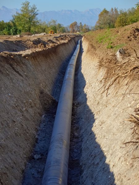 Gas Pipe Trenching in Asheville