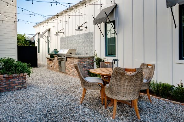 Patio Gravel Laying