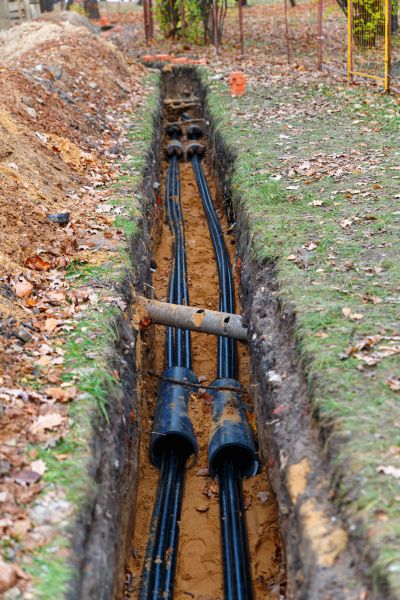 Electrical Line Excavation in Asheville